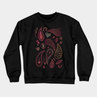 Purpley Paisleys Crewneck Sweatshirt